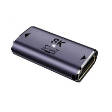 (3) Gold-plated HDMI-compatible Coupler Converter UHD2.1 Support 8K@60Hz 4K@120Hz