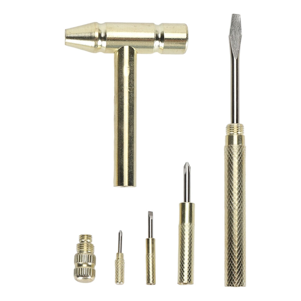6-In-1 Multifunction Tool Set With Mini Hammer, Screwdriver, Adjustable Wrench For Electronic Maintenance Repair 6947110382227