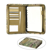 Weatherproof Tactical Notebook Protector - Outdoor Zip Diary Sleeve for Hiking, Camping, and Field Use, Durable Waterproof Material