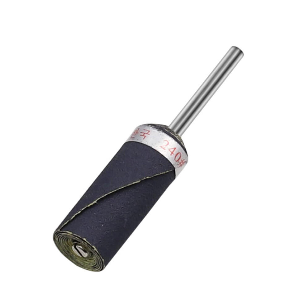 Sandpaper Rod With 3Mm Shank For Electric Polishing And Grinding, 180 To 240 Grit For Rotary Tools 6447073869174