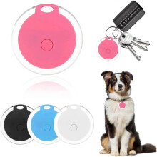 Mini Dog GPS Tracking Device, Portable Bluetooth Intelligent Anti-Lost Locator Device for Luggages/Kid/Pet/Wallet and More, Keys Finder