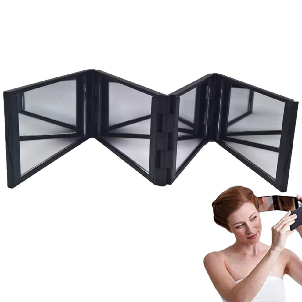 Travel Makeup Mirror - Compact Flexible Cosmetic Mirror for Desk and Travel - Small Handheld Mirror for Men and Women