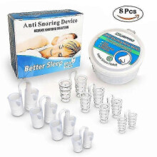 Nose Vent Sinus Relief Dilator (pack Of 8 Various Sizes) - A Simple Snore Stopper Solution for Nasal Snorers - Reusable Snoring-- Product Code 35683