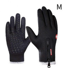 (M) 1 Pair Winter Outdoor Touchscreen Gloves Windproof Cycling Gloves Anti-slip Warm Glove