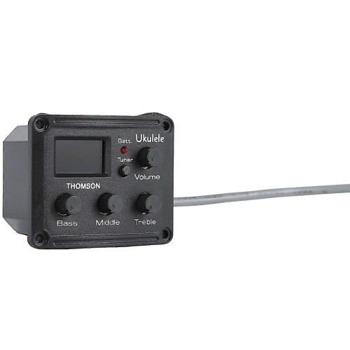 For Ukelele Uke Piezo Pickup Preamp 3band Eq Equalizer Tuner System With Lcd Display