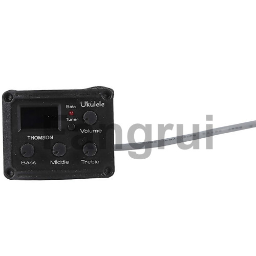 For Ukelele Uke Piezo Pickup Preamp 3band Eq Equalizer Tuner System With Lcd Display 1