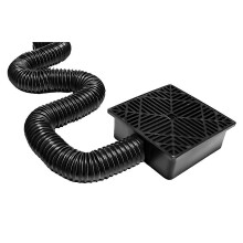 For Catch Basin Downspout Flexible Extension Storm Drain Catch Basin Drainage System Drain Adapter F