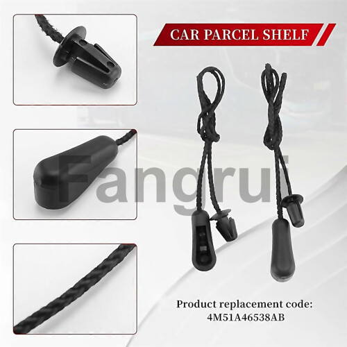 For Ford Focus 2 Mk2 Hatchback 20042011 Interior Rear Parcel Shelf String Inner Tonneau Cover Strap 2