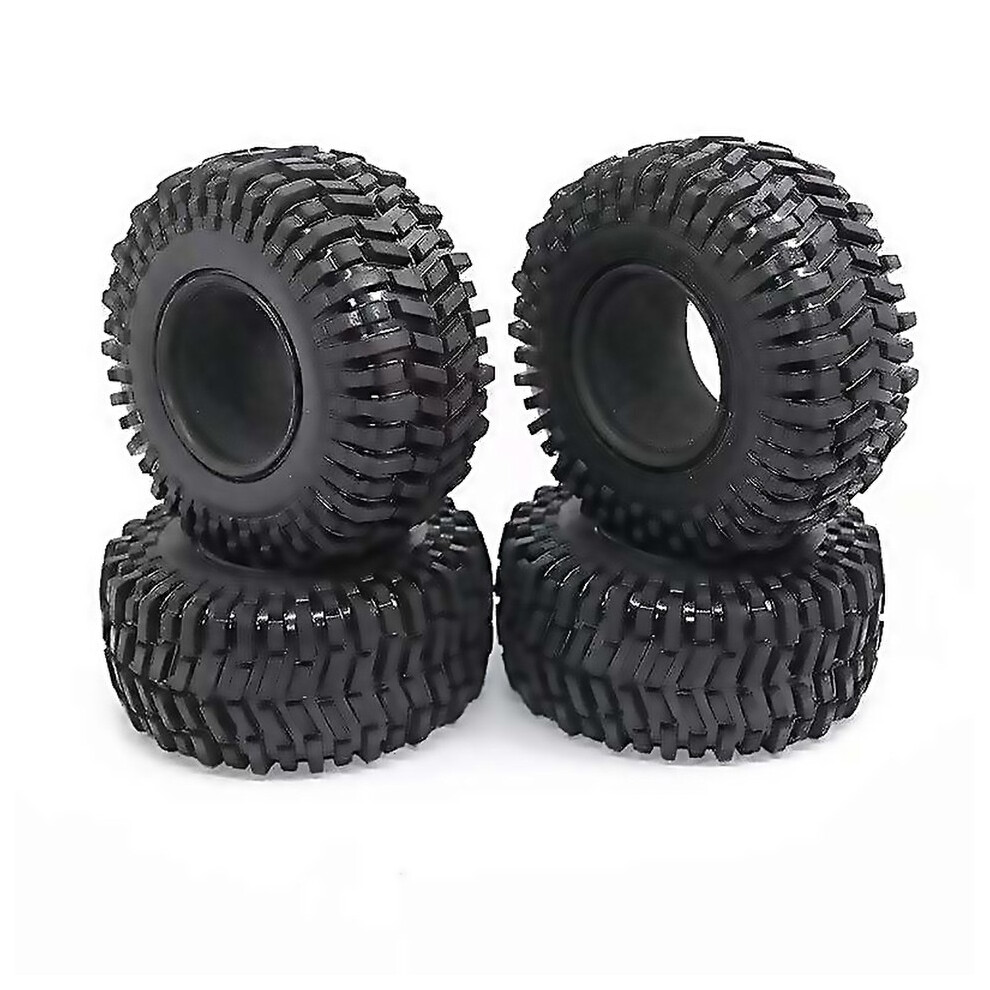 For 4Pcs 125Mm 22Inch Rubber Wheel Tires Tyre For 110 Rc Crawler Car Axial Scx10 90046 Rr10 Wraith 9188805804724