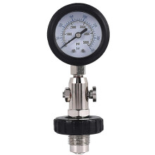 For New Din Air Tank Pressure Checker For Scuba Diving With 350bar Gaugediving Gauge