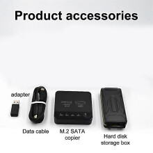 For M2 Sata Duplicator M2 Sata Dual Bay Ssd Enclosure External Hard Disk Docking Station With Clone