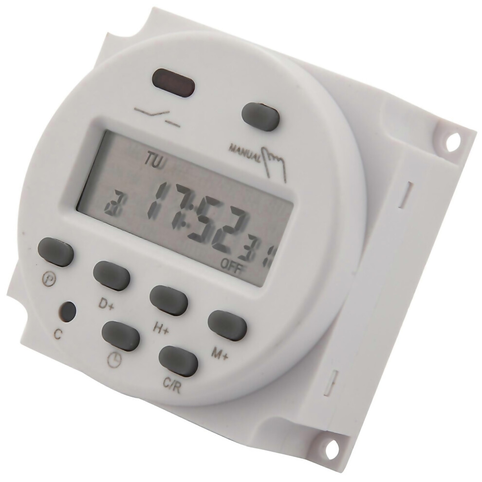 For Dc 12V Digital Lcd Power Programmable Timer Time Switch Relay 16A 9188805808593