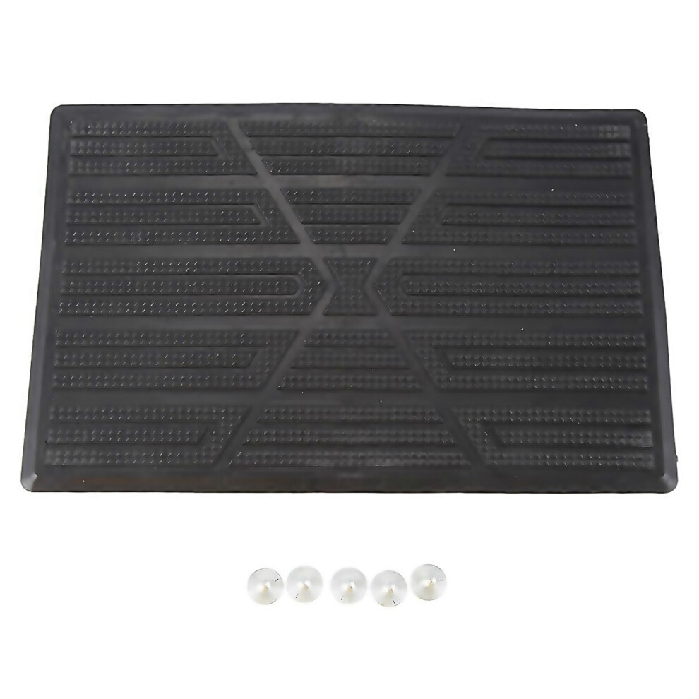 For Universal Car Floor Mat Pad Heel Foot Carpet Pedal Patch Cover Antiskid Pedal Mat 25X16cm 9188805811203