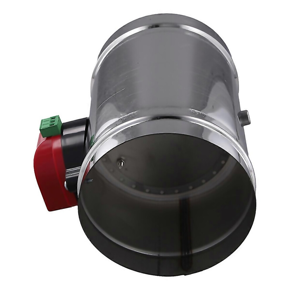 For 125Mm Stainless Steel Electric Air Duct Damper Valve Hvac Air Ducting Motorized Air Damper Ac220 9188805812187