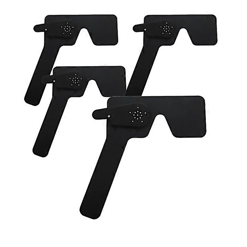 For 4 Pcs Ophthalmic Eye Occluder For Ophthalmologists Orthoptists Optometrists Eye Exam Tool Black