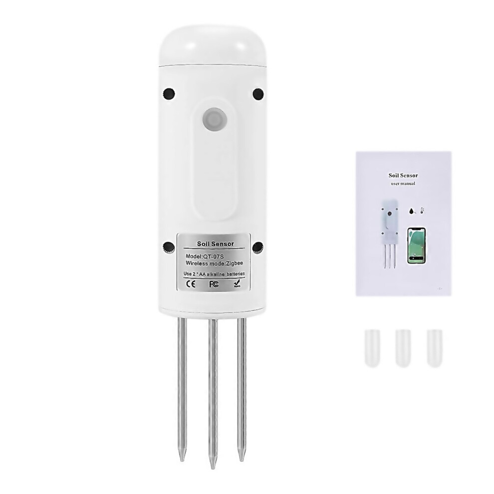 For Tuya Zigbee Wireless Soil Moisture Meter Temperature Humidity Tester Plant Monitor Ip67 Waterpro 9188805814259