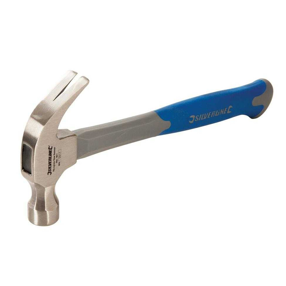 (227g, Blue/Silver) Silverline Fibreglass Claw Hammer-image-OPC-PJWWQG9-NEW