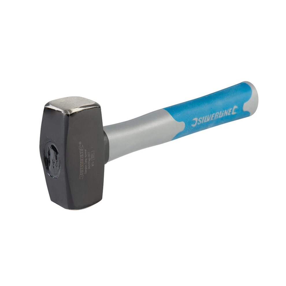 (1.8kg, Blue/Grey/Black) Silverline Fibreglass Lump Hammer-image-OPC-PJWWRHP-NEW