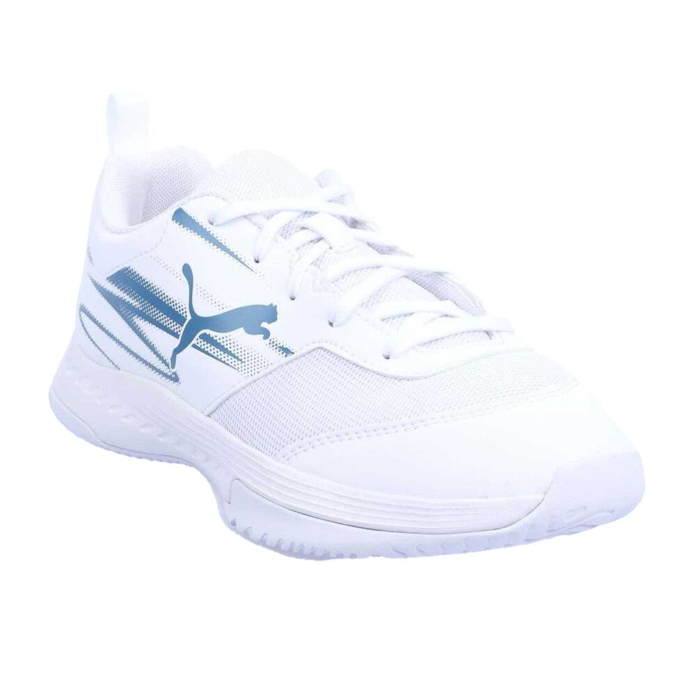 (4 UK, White) Puma Childrens/Kids Varion II Trainers-image-OPC-PJWWSBT-NEW