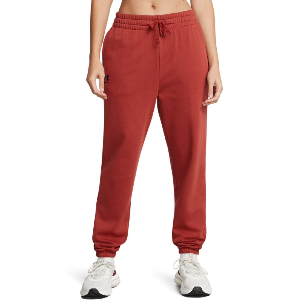 (XS, Orange) Under Armour Womens/Ladies Rival Terry Jogging Bottoms-image-OPC-PJWWTDT-NEW