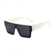 (with logo C3) 1583 Anti-ultraviolet Sunglasses Fan Simple Glasses Large Frame Spot L Home Sunglasses-XinHan