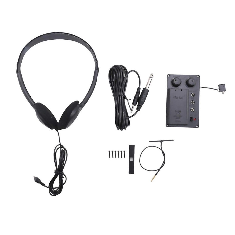 For Electric Violin Silent Eq Pickup Piezo With Headphone And Plug Hole Cable Set-image-OPC-PJWX2BZ-NEW
