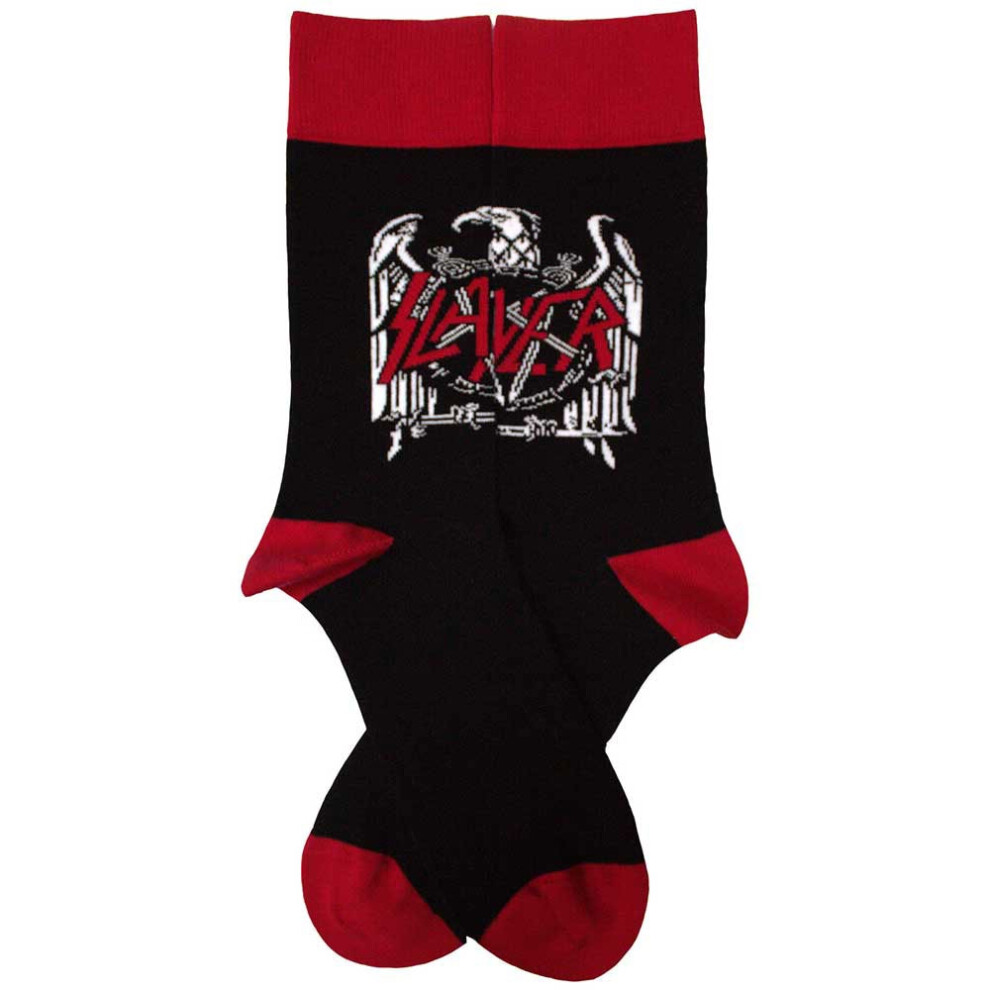 Slayer Men's Black Unisex Adult Eagle Crest Ankle Socks