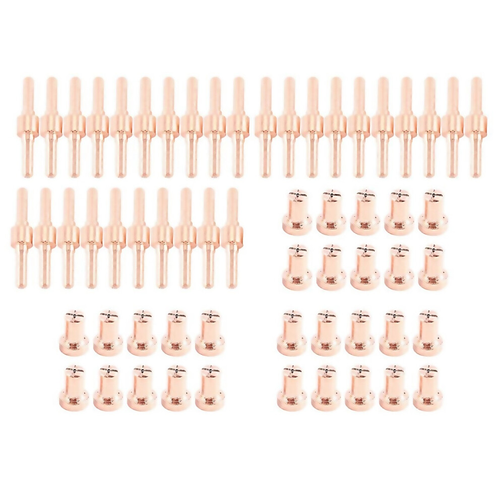 For 60pcs Copper Extended Long Plasma Cutter Tip Electrodesnozzles Kit Consumable For Pt31 Lg40 40 R-image-OPC-PJWXHPW-NEW