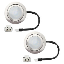 For 12v Dc 15w Range Hood Lights With El Socket Male 2pack Hole Closet Stove Led Light Recessed Kitc
