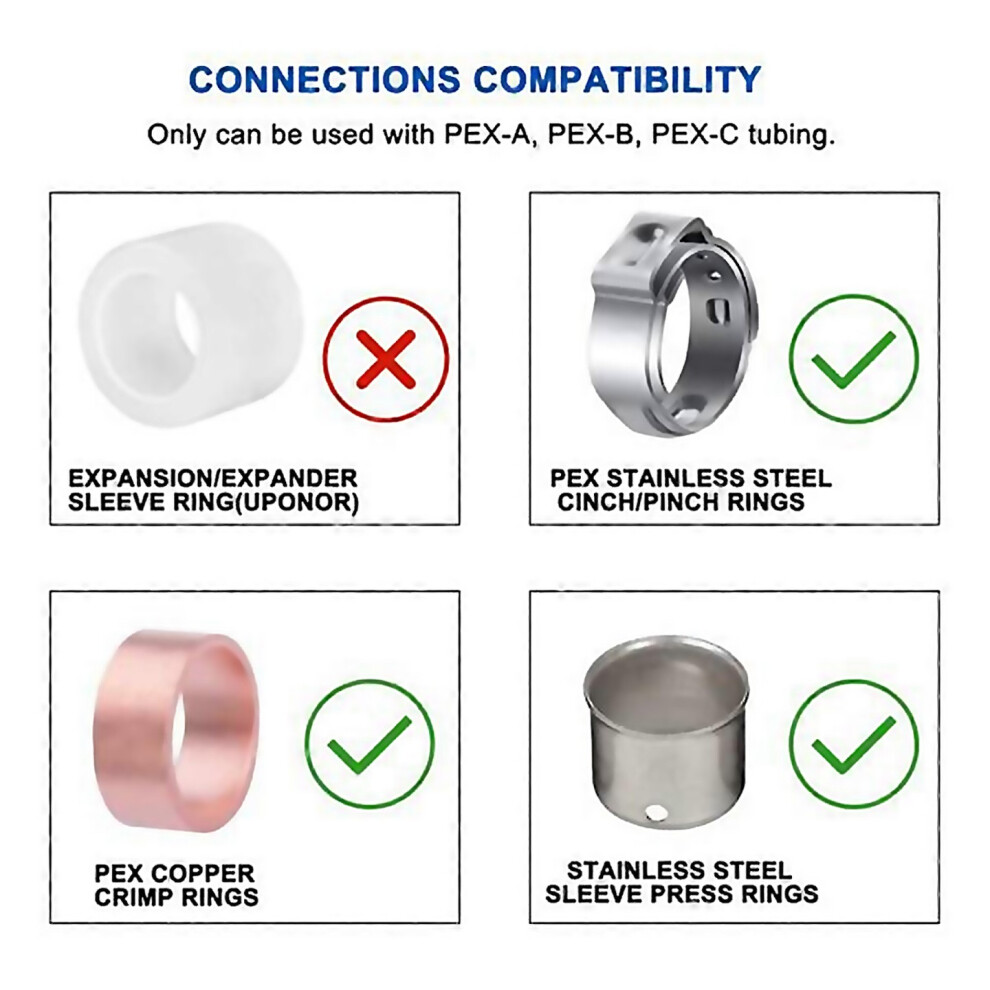 For Pack Of 25 12 Inch 90 Degree Elbow Barb Crimp Pex Fitting Plastic Pex Fittings 12 Inch Elbow