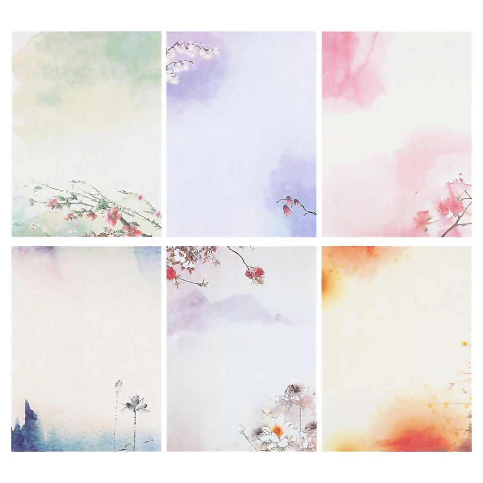 For 48pcs Writing Stationery Paper Letter Writing Paper Letter-image-OPC-PJWXRQB-NEW