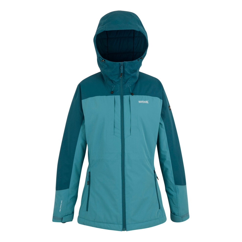 (14 UK, Dusty Rose/Black) Regatta Womens/Ladies Maldeine Insulated Jacket