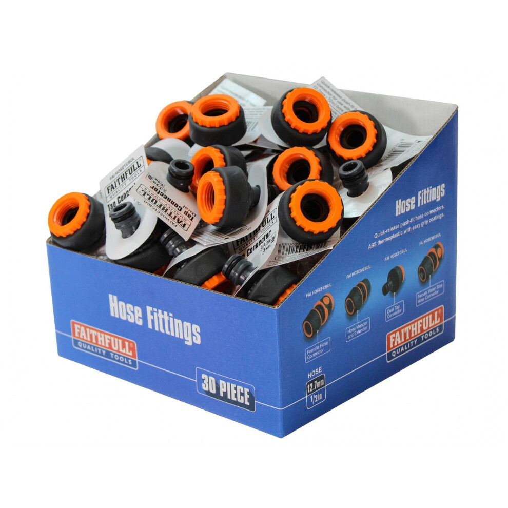 Faithfull Plastic Tap Hose Connector