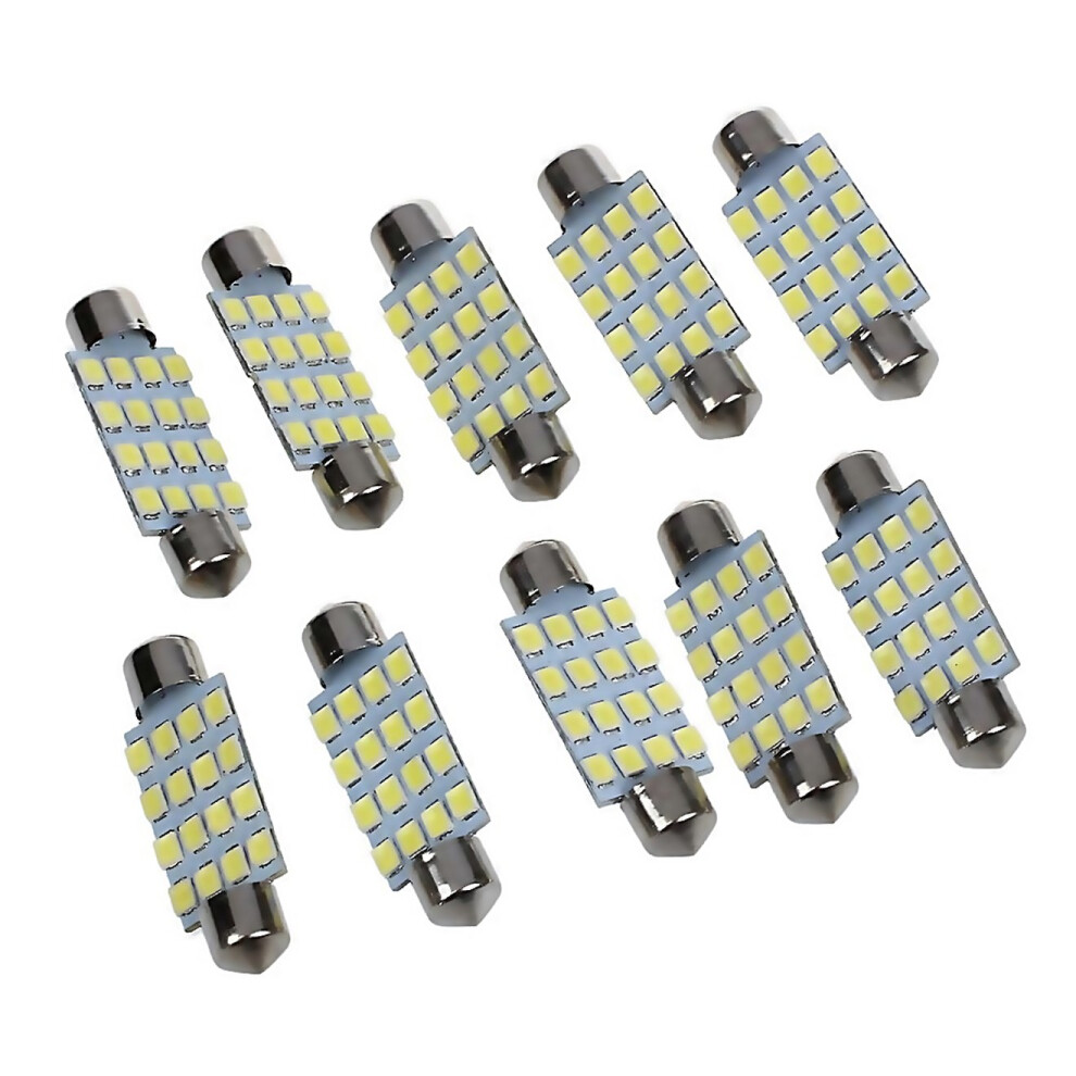 For 10x 42mm 3528 Smd 16 Led Interior Festoon-image-OPC-PJWXSTY-NEW