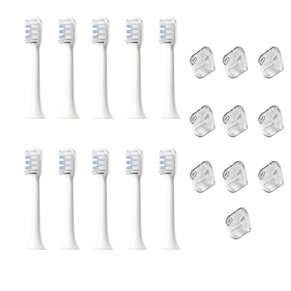 For Mijia T301 Mes605 T302 Mes608 T501 Mes607 Electric Tooth Brush Heads White