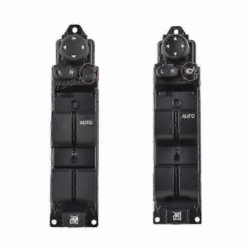 (Folding Function) New Front Right Drive Side Master Window Mirror Switch For 2008-2012 Mazda 2 Mazda 6 D652-66-350A With A 1