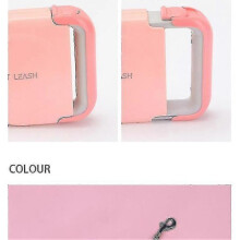(Pink) 5m Retractable Dog Leash Automatic Flexible Puppy Cat Leash Suitable For Small And Medium Dog Pet Supplies