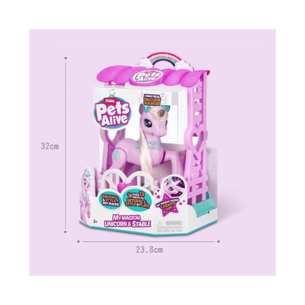 Alive Pets Zuru Magical Unicorn Toy Suitable For Daily Girls Gifts As Holiday