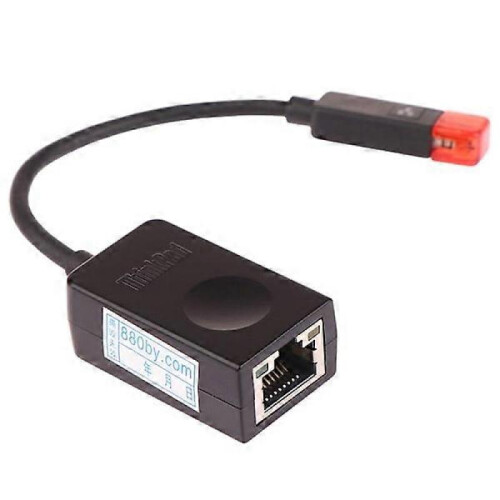 Original for ThinkPad X1 Carbon Ethernet Extension Cable Adapter Black 1
