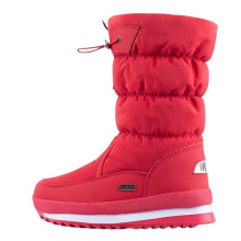 (Red, 39?Foot Length24.5cm/9.8in) Women Snow Winter Boots Middle Tube Non Slip Large Size Keep Shoes Warm Cotton