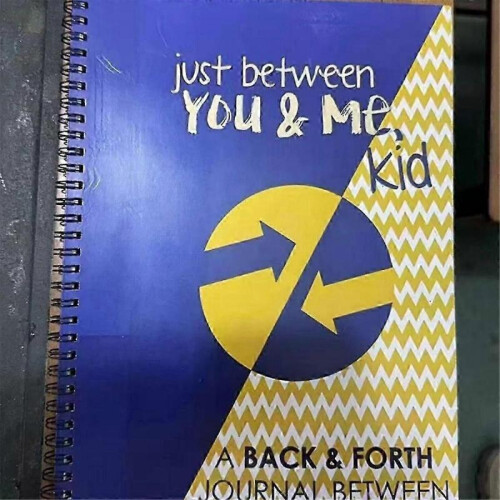 Just Between You & Me, Kid: B Back & Forth Journal Between Grown-Up & Kid Communication Diary Red B 1