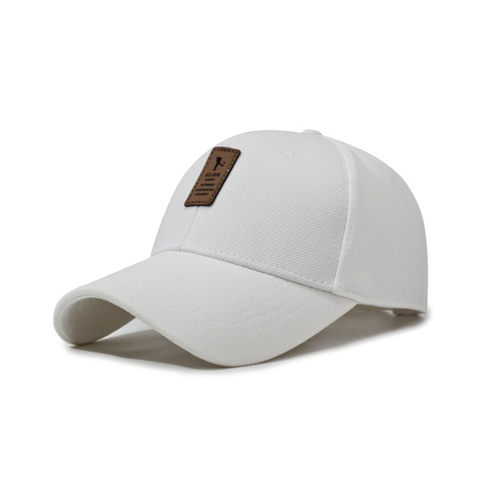 (White) Casual Cap Baseball Unisex Adjustable Fashion Hat With Embroidered Letters-image-OPC-PJX25GC-NEW