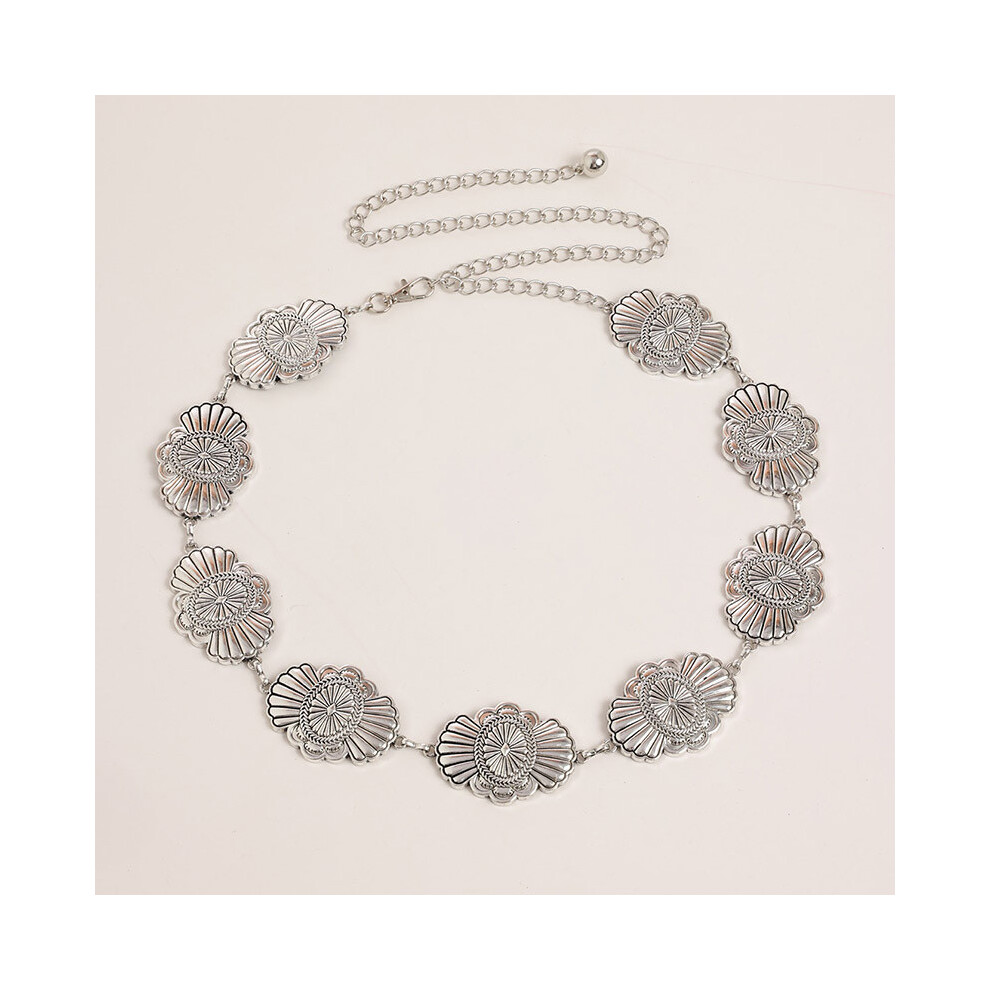 (Style1) Design Geometric Retro Shape Metal Women Casual Waist Chain Use Daily For-image-OPC-PJX2DQ2-NEW