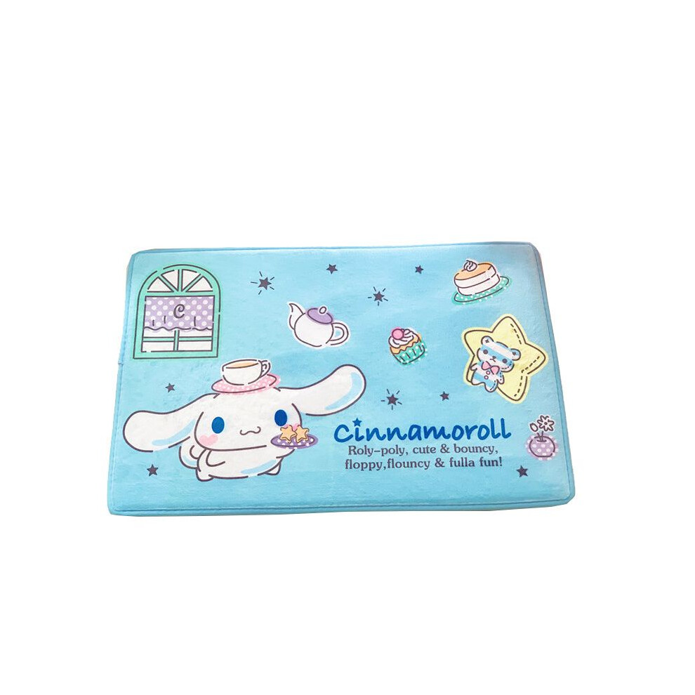 (Cinnamoroll-Window)Alfombra Antideslizante De Franela De Anime Kuromi Melody Alfombra De Felpa Para BañO Alfombra DecoracióN Del Hogar-image