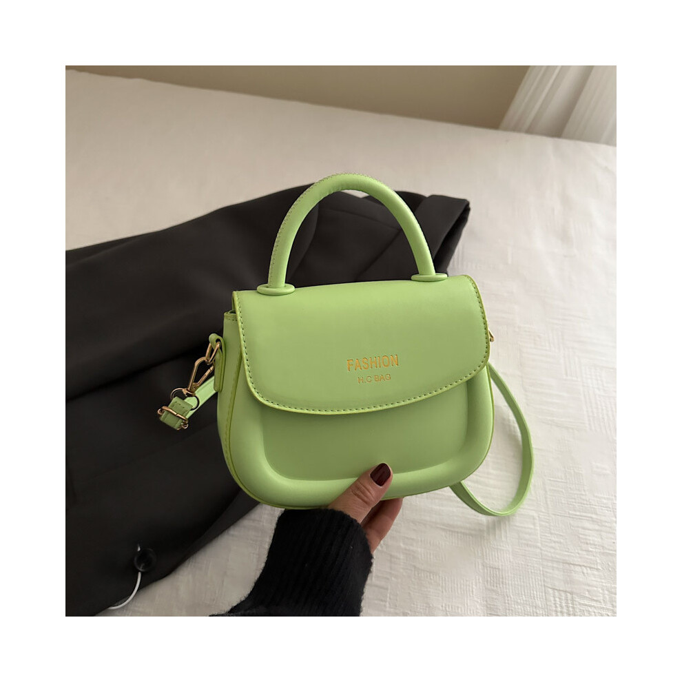 (Green)Bolso De Moda Funcional Mediano DiseñO Cuadrado ÚNico Informal Cuero Pu Cartera PortáTil-image