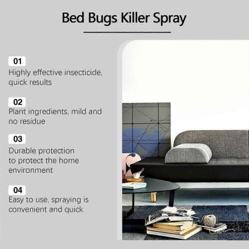 (4pcs) Bedbug Kils Bed Bugs Eggs Fleas And Bed Bug Bites 2