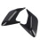 2Pcs Car Auto Side Vent Air Flow Mudguard Intake Sticker Universal Black 3