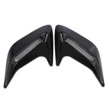 2Pcs Car Auto Side Vent Air Flow Mudguard Intake Sticker Universal Black