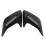2Pcs Car Auto Side Vent Air Flow Mudguard Intake Sticker Universal Black 1