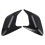 2Pcs Car Auto Side Vent Air Flow Mudguard Intake Sticker Universal Black 4